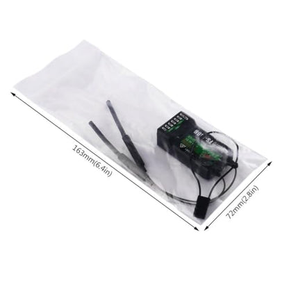 FS-iA6B 6CH 2.4GHz AFHDS 2A Receiver for RC Drone，Fixed-Wing&Car | Dual-antenna diversity, i-BUS/S.BUS/PPM/PWM outputs, 4-8.4V wide voltage, telemetry expandable, works with FS-i6/i6X/GT2E