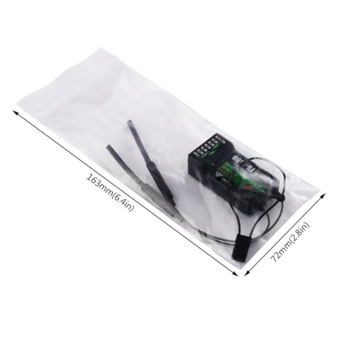 FS-iA6B 6CH 2.4GHz AFHDS 2A Receiver for RC Drone，Fixed-Wing&Car | Dual-antenna diversity, i-BUS/S.BUS/PPM/PWM outputs, 4-8.4V wide voltage, telemetry expandable, works with FS-i6/i6X/GT2E