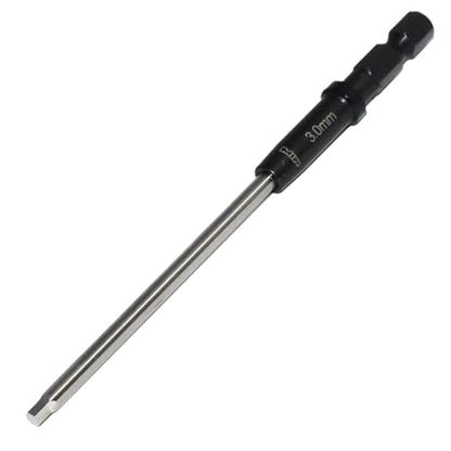 MIP Metric RC 1/4" Hex Bit 9211S 3.0mm – Hex Head Allen Wrench Drill Tools Tool Bits for Screwdrivers, Electric Screwguns, and Power Drills For RC Cars - Made in USA - size: 3.0mm - Hex