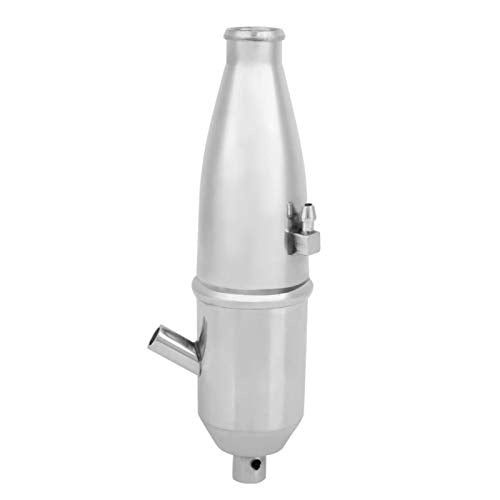 RC Car Exhaust Pipe,Aluminum Side Exhaust Pipe for 1/10 HSP RC Buggy Car Parts Truck Engine Parts for Cars, Sedans Nitro Truck Engine Parts