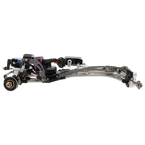MEUS RACING Titanium LCG Chassis MD24 Dig Chassis for Axial SCX24 1/24 RC Crawler Upgrades (MD24 Dig Chassis) - color: Md24 Dig Chassis