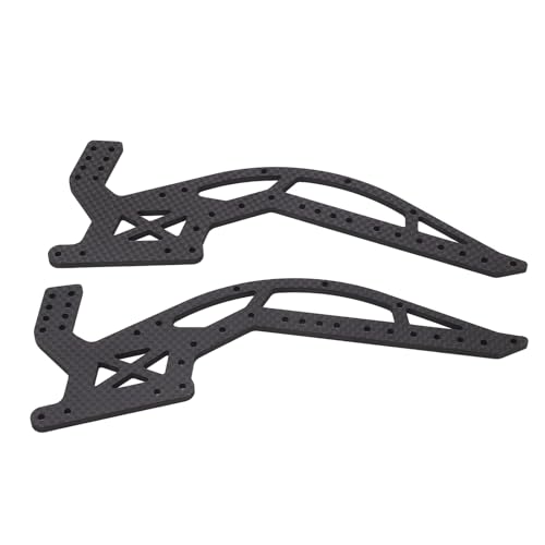 RC Crawler Wheelbase Chassis Kit, 110/ RC Crawler Carbon Frame, Strength Chassis Girder Rails with Shock Absorption, Replacement for, Aluminum Alloy Construction