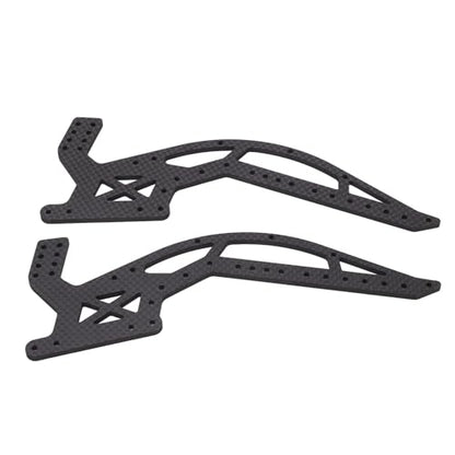 RC Crawler Wheelbase Chassis Kit, 110/ RC Crawler Carbon Frame, Strength Chassis Girder Rails with Shock Absorption, Replacement for, Aluminum Alloy Construction