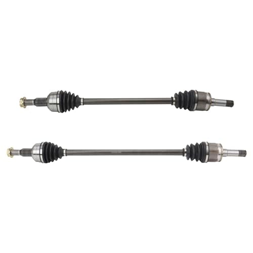 TRQ Rear Driver Side and Passenger Side CV Axle Assembly Set 2 Piece Compatible with 2008-2011 Buick Enclave AWD 2009-2011 Chevrolet Traverse AWD 2007-2011 GMC Acadia 2007-2010 Saturn Outlook - style: CSA36004