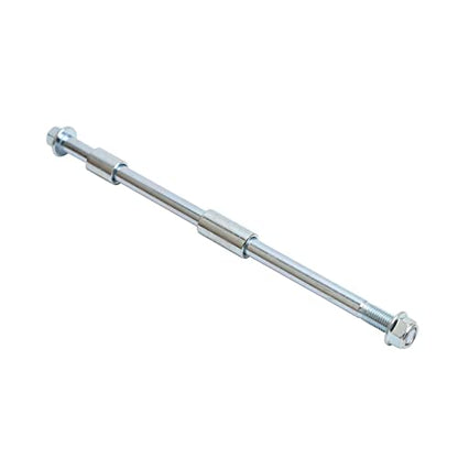 Mokuo 10mm 260mm Front Rear Axle with Bushing 6mm 20mm 32mm Fit for Motorcycle Pit Dirt Bike Moped Scooter QUAD ATV Mini Bike Parts - size: 10-260