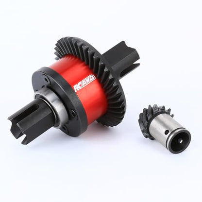 RCAWD 40CrMo Outcast Kraton 8S Oil Filled Front/Rear Diff Set, 70% Upgrades, 39T Differential Gear Assembled & 12T Spiral Main Input Gear, #ARA310937,#ARA310912