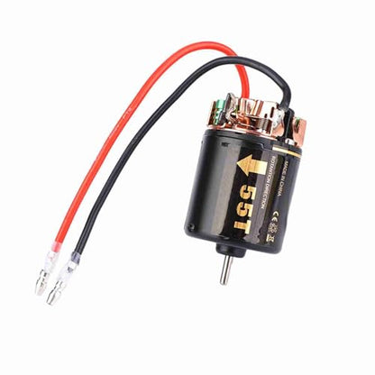 GOWENIC Universal 540 Brushless Motor, RC Model Car Motor for Big Trucks Climbing Car, High Sensorless Brushless, 35T RC for Off Road Model (55T) - size: 55T