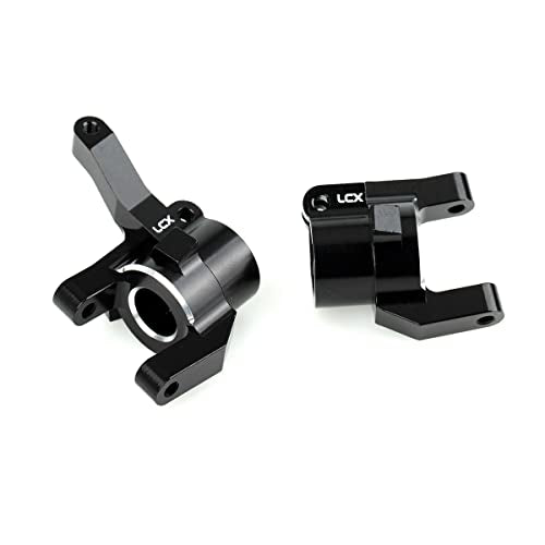 LCX Racing 1/6 RC Crawler Car CNC Aluminum AR90 Front Axle Steering Knuckle Carriers L/R C Hubs for Axial SCX6 AXI05000, Upgrades Parts Accessories