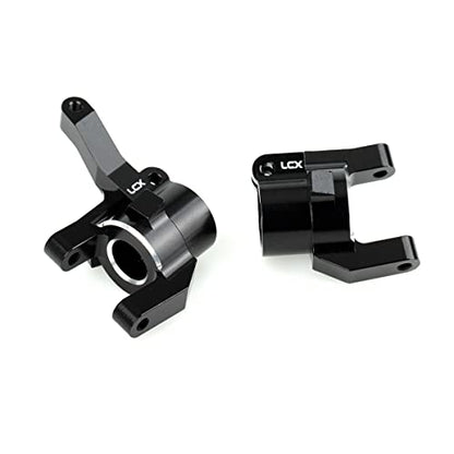 LCX Racing 1/6 RC Crawler Car CNC Aluminum AR90 Front Axle Steering Knuckle Carriers L/R C Hubs for Axial SCX6 AXI05000, Upgrades Parts Accessories