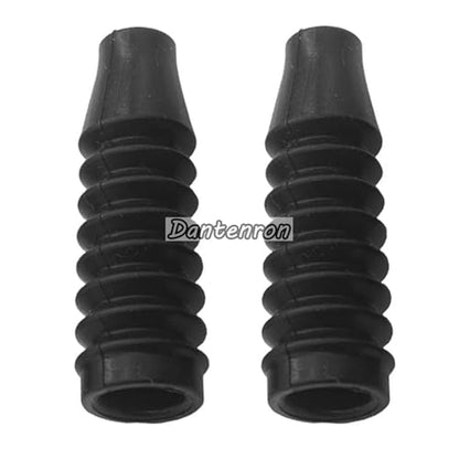 4Pcs 1:8 RC Absorber Rubber Cover Shock Damper Absorption Cover Dust-Proof Boot for 1/8 RC Off-Road Monster Short-Course Truck Kyosho TRX4 Hobao HPI HSP Upgrade Parts (46mm) - size: 46mm