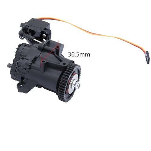 2 Speed Transmission Gearbox with Internal Gears and Servo for 1/10 RC for Crawler TRX4 TRX6 Upgrade Parts