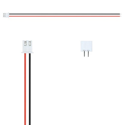 20Pairs JST-XH 2.54mm 2Pin Header Connector Kit with Male and Female Connectors Adapter 200mm 26AWG Flat Wire Cable Compatible with JST XH Plug Adapter (2P) - color: 2P