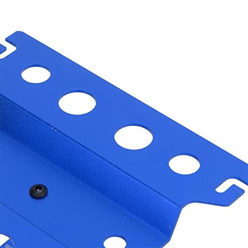 RC Car Repair Station and Screw Plate Set, Aluminum Alloy Work Stand for 1/8 1/10 1/12 1/16 Scale RC Cars, Adjustable Height with Magnetic Screw Tray and Non - Slip (Dark Blue) - color: Dark Blue