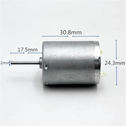 1pc Mini 370 Motor RK-370CC-3080 3.7V 5V 6V 12700RPM High Speed Micro 24mm Carbon Brush Electric Motor DIY Toy Model