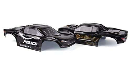 Custom Body Police Style Compatible for ARRMA VORTEKS 3S 4x4 4x2 BLX 1/10 Stadium Truck(V-PB-01) - color: Policeb