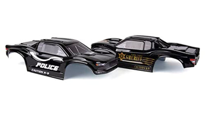 Custom Body Police Style Compatible for ARRMA VORTEKS 3S 4x4 4x2 BLX 1/10 Stadium Truck(V-PB-01) - color: Policeb