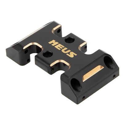MEUS RACING 18g Brass Skid Plate for Axial SCX24 1/24 RC Crawler Upgrades (Brass) - color: Brass