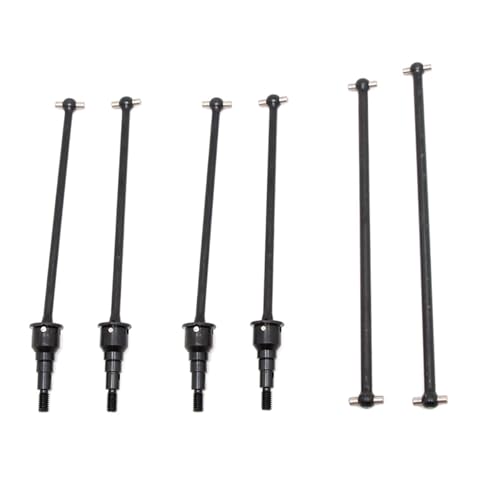 RC Car Drive Shafts for Losi for Lasernut U4 1/10 Transmission Axles for Rock Racer Buggy RC Car Upgrade Parts Metal Front Rear Drive Shaft Dogbone Accessories