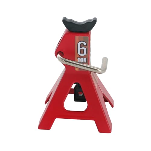 4 Pack 1/10 Remote Control Car Scale Metal Jack Stand Repair for Traxxas TRX4 Axial SCX10 1/10 RC Climbing Car,Note: for 1:10 RC Cars only, not for Real Cars(Red) - color: Red