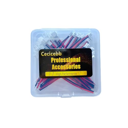 10pcs Tiny Whoop JST-PH 2.0 Male and Female Connector Cable 80mm Wire Cables for Battery JJRC H36 H67 Blade Inductrix E010 E013