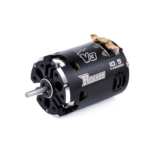 540 V3 5.5T 6650KV Modified Sensored Brushless Motor Shaft ø3.175mm Adjustable Timing Competition Level RC Motor for 1/10 1/12 F1 RC Drift Touring Racing Car - size: 5.5T