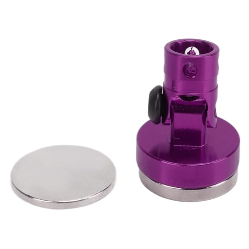 HERCHR 4Pcs RC Magnetic Body Post, Alloy Magnetic Body Post Mount, RC Car Magnetic Shell Post Body for 1/8 1/10 Remote Control Vehicle Invisible Body Shell Mount for SCX10 RC Car 4 Pack(Purple) - color: Purple