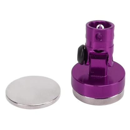 HERCHR 4Pcs RC Magnetic Body Post, Alloy Magnetic Body Post Mount, RC Car Magnetic Shell Post Body for 1/8 1/10 Remote Control Vehicle Invisible Body Shell Mount for SCX10 RC Car 4 Pack(Purple) - color: Purple