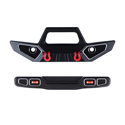 Aluminum Front&Rear Bumper for AXIAL SCX24 Jeep Gladiator AXI00005 1/24 RC Crawler Car Upgrade