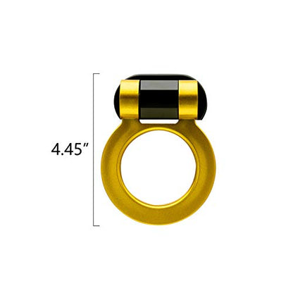 x xotic tech JDM Track Racing Style Bumper Trailer Tow Hook Ring Decoration Sticker Universal Fit All Car Truck SUV, Gold - color: Gold