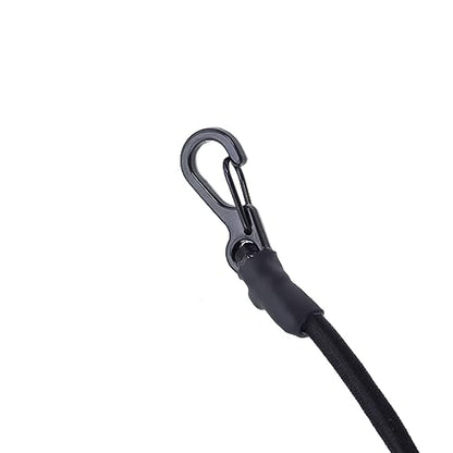 1/18 1/24 RC Crawler Elastic Force Escape Rope Kinetic Winch Strap with Hooks for TRX4M K10 SCX24 FCX24 K5 AX24 Upgrade (Red&Black) - color: Red&Black