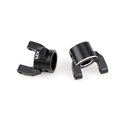LCX Racing 1/10 RC Crawler Car CNC Aluminum Front Axle Steering Knuckle C Hub Carrier Set L/R for Axial SCX10 PRO, Upgrades Parts Accessories