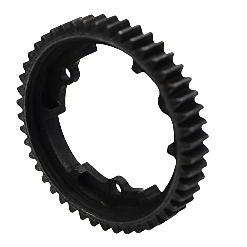 Steel 46T Spur Gear 1 Mod M1 Main Gear Compatible with Traxxas 1/5 X-Maxx 6S 8S 1/10 Maxx 4S 1/10 New E-Revo 2.0 1/7 XO-1 Upgrade Part (46T)