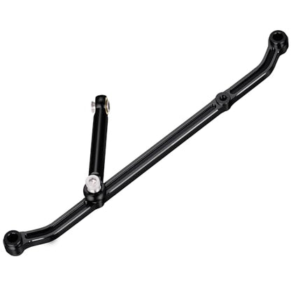 MOHERO Aluminum Steering Link Arm Tie Rod for Axial SCX10 Upgrade - color: Black