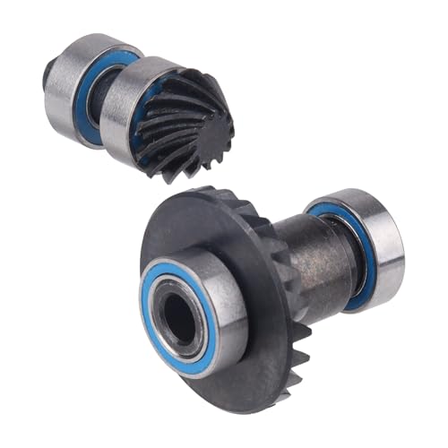 24T/12T Steel Helical Gear Set Front Rear Axles for 1/18 Traxxas TRX4M Crawler RC Car Upgrades