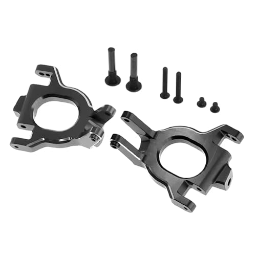 RC Cars Crawler Parts Compatible with Arrma for Mojave 4S for Kraton for Outcast 4S 4X4 for BLX 1/8 1/10 RC Car Upgrade Parts Metal C Hub Carriers Caster Blocks(Black) - color: Black