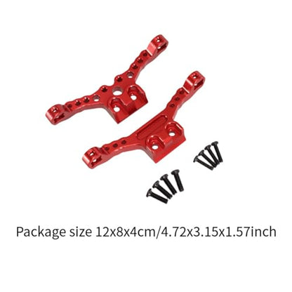 Shock Absorber Brackets Suspension Brackets Damper Mount for 1/18 18101 18102 RC Crawlers, Red
