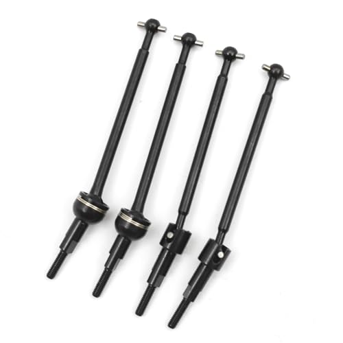 Steel Front and Rear Drive Shaft Axle Set RC Upgraded Parts for RLAARLO AM-X12 AM-D12 RC Car