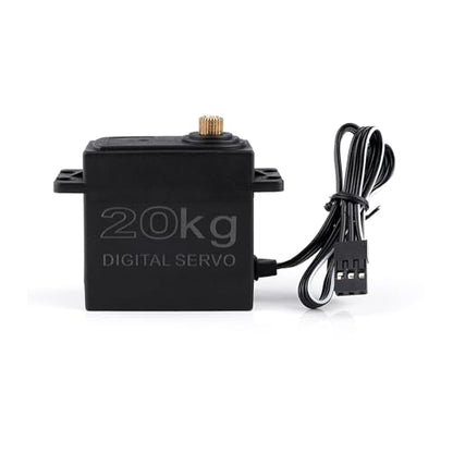 HUIOP Motor, Combo Set 3650 4300KV Motor 60 Brushless ESC 20kg Servo w/ 25T Servo Arm for 1/10 RC Car Truck Off-Road
