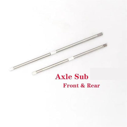 RC Crawlers Components For WPL D12 B16 B24 C14 C24 C34 C44 1/16 For Jjrc For Fayee For FY001 FY002 FY004 RC Axle Replacement Part Metal Drive Shaft Gear Set Bearing(Axle Sub) - size: Axle Sub