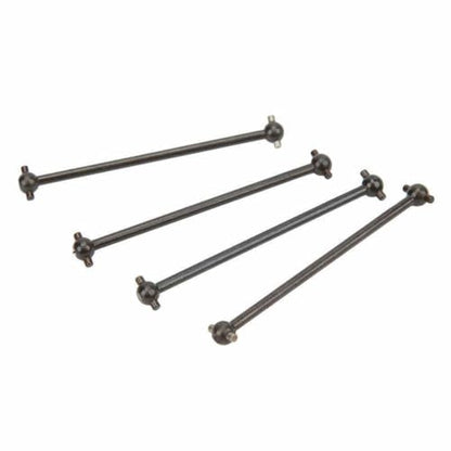 COMODO RC CVD Drive Shaft Set with Dogbone Stub Axles and Cups for 1/12 Scale RC Cars – Steel Replacement Parts