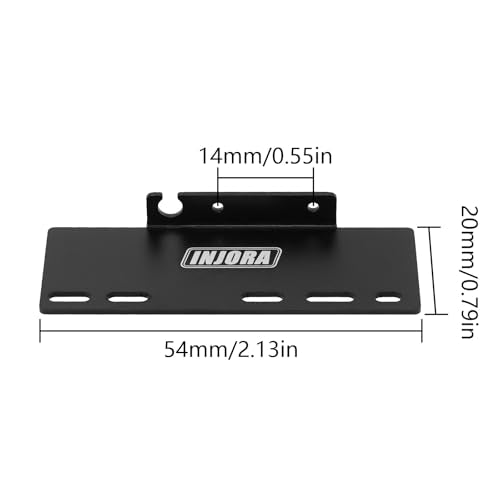 INJORA Aluminum Side Plate - ESC Receiver Tray 2PCS for 1/24 Axial SCX24 RC