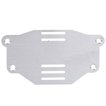 Stainless Steel RC Chassis Protector Plate Heavy Duty Underbody Guard Skid Plate for TRX6 G63 6X6 1 10 Scale Model Car Accessories Silver 8 Piece Set