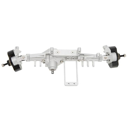 MEUS RACING Capra 1.9 Portal Axles Kit with Isokinetic 3-Section CVDs and Ackerman Steering Structure for Axial Capra 1.9 4X4 and DIY SCX10 SCX10 II Upgrades Parts (Standard-Silver) - color: Standard-silver