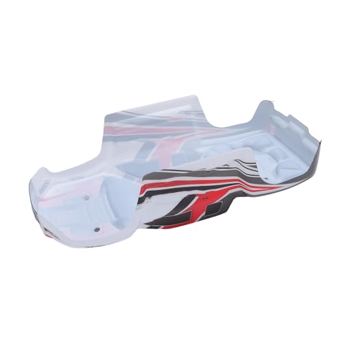 PVC RC Car Body Shell Lightweight Spare Cover with Cool Sporty Look for 1/16 Scale Replacement Parts (Red) - color: Red