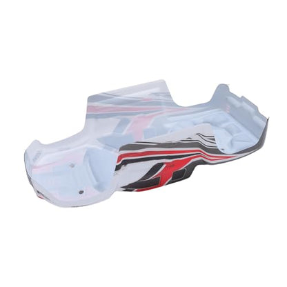 PVC RC Car Body Shell Lightweight Spare Cover with Cool Sporty Look for 1/16 Scale Replacement Parts (Red) - color: Red