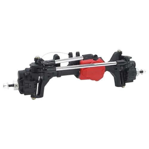 RC Crawler Front Middle Rear Axle Portal Axles with T-Lock Differential for TRAX-XAS 1/10 TRX4 TRX6 6WD RC Car 1/10 Upgrade Part(Front Axle) - color: Front Axle