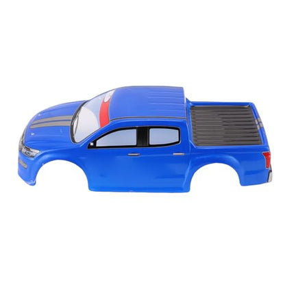 Vikye 1/10 RC Car Body Shell, Lightweight Replacement Cover Case with Clear Patterns, for 26cm Wheelbase On Road Cars (Blue) - color: Blue