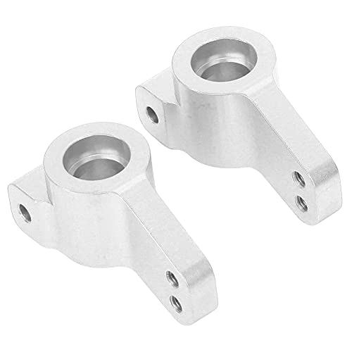 Aluminum Alloy Rear Hub Axle Carrier Replacement for ECX 2WD 1/10 RC Hobby Car, Lightweight Durable RC Rear Axle Hub with Precision Fit, Blue Silver Options (Silver ECX334000S) - color: Silver Ecx334000s