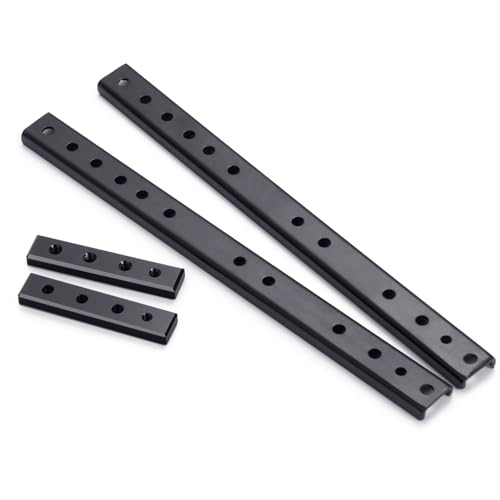 Axial Steel Chassis Frame Rails 6X6 for SCX10 90046 90047 1/10 RC Crawler Car Parts
