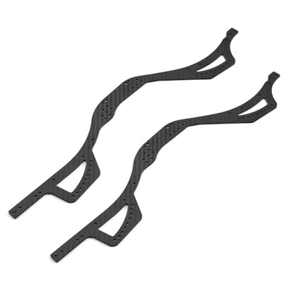 RC Car Frame Parts for Axial for SCX10 Pro Comp 1/10 RC Crawler Car Parts Left Right Carbon for Chassis Rail Frame Mount Set